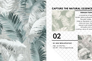30+ Tropical Botanical Wallpapers, a Decorative Illustration by Virgo Studio (Thumbnail 3 of 6)