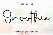 Smoothie | Script Font