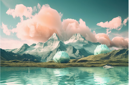 surreal float landscape with, a Nature Photo by Sergey Kotenev