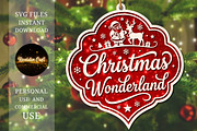 Christmas Wonderland Ornament SVG, an Object Graphic by OK Design (Thumbnail 3 of 3)