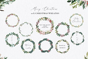 Christmas Watercolor Winter Clipart, a Decorative Illustration by WalaPalette (Thumbnail 8 of 11)
