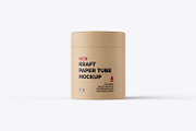 Kraft Paper Tube Branding Mockup, a Packaging Mockup by Ram Studio LLC (Thumbnail 2 of 7)