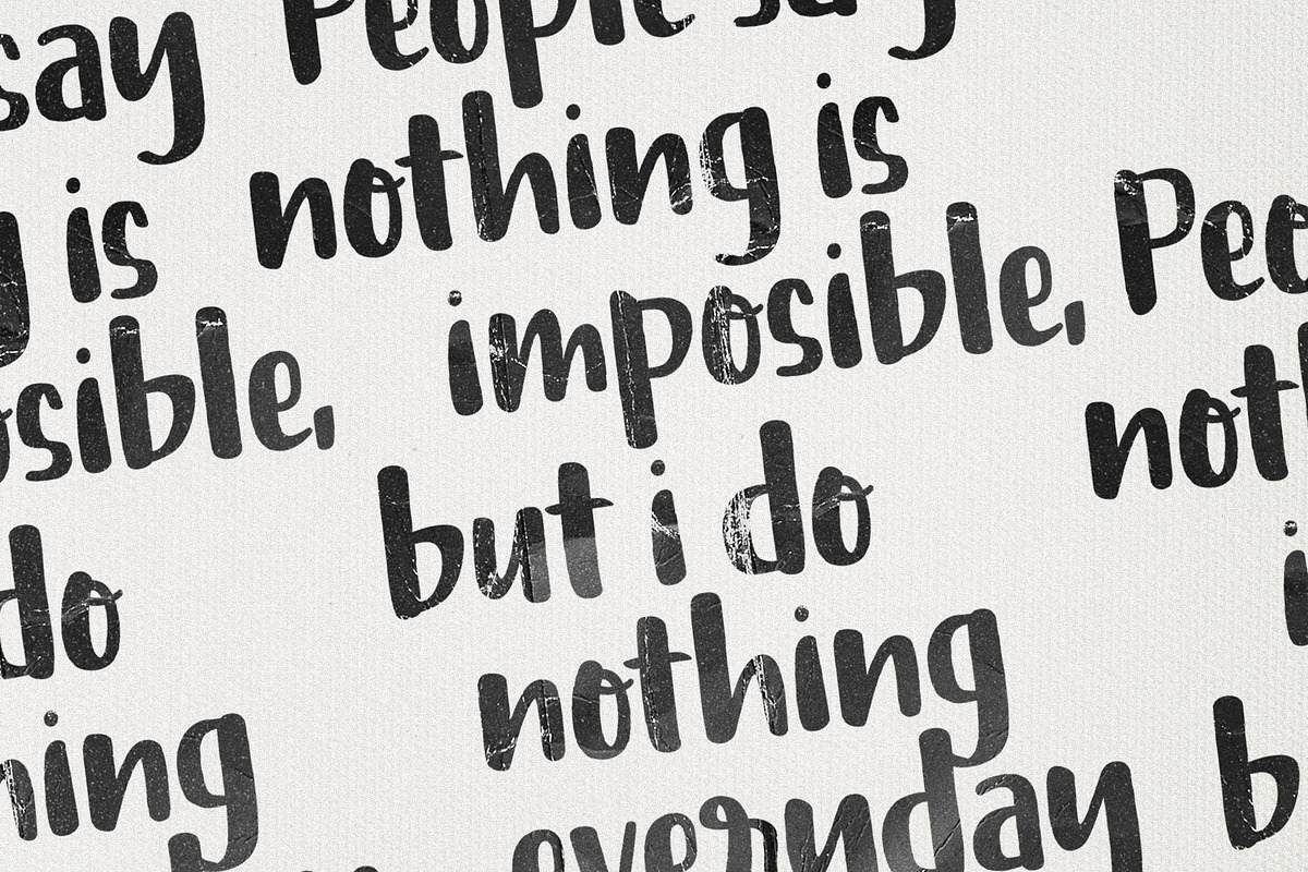 Jubani – Bold Handlettered Font, a Handwritten Font by Four Lines Std. (Photo 2 of 10)
