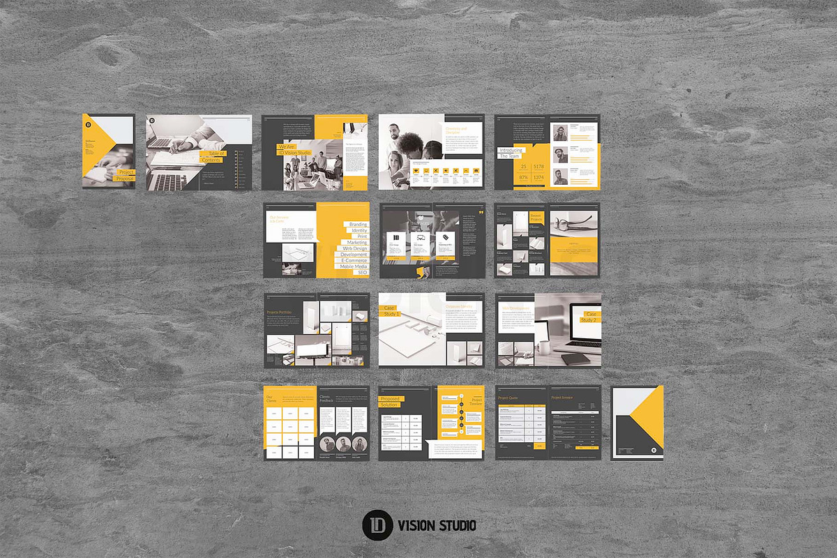 Agency Proposal Canva InDesign, a Brochure Template by ID Vision Studio (Photo 12 of 16)