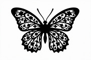 Flying Butterfly Vector Silhouette, an Illustration by Amazin_art (Thumbnail 16 of 21)