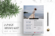 Modern 2-page media kit, a Brochure Template by Chic templates (Thumbnail 1 of 3)
