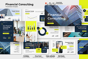 Financial Consulting - PowerPoint, a Presentation Template by QR Design Studio