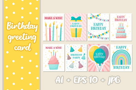 Birthday greeting card