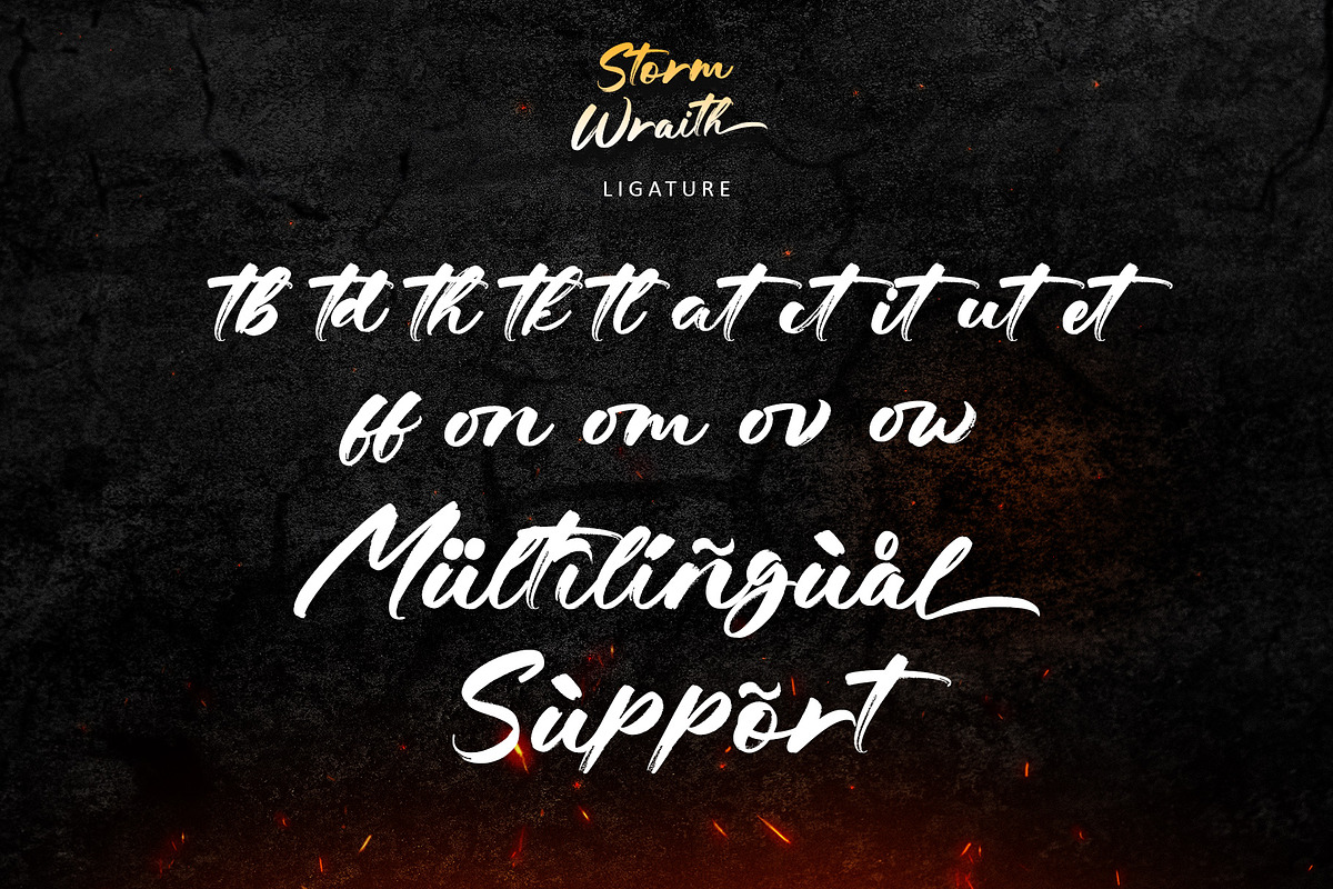 Storm Wraith, a Handwritten Font by Letterara (Photo 9 of 10)