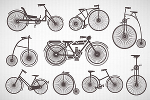 Retro Vintage Bike PNG PDF EPS, an Object Graphic by AlexZeL