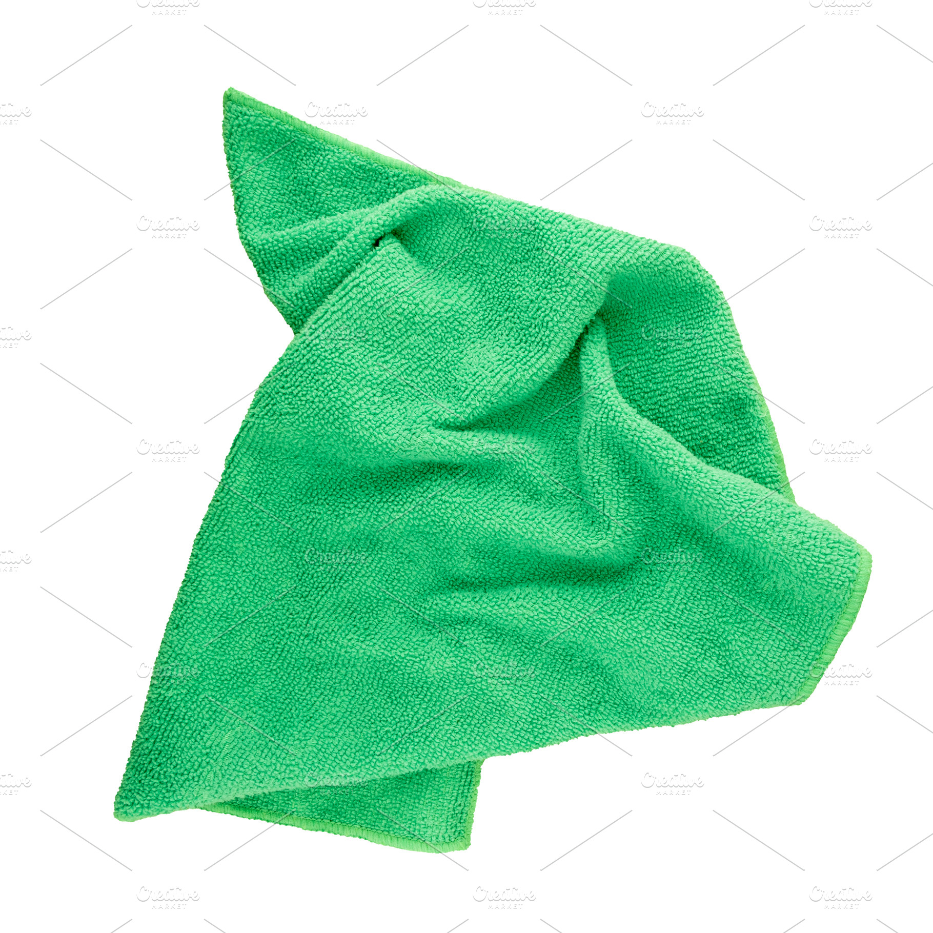 Microfiber cleaning cloth isolated, an Industrial Photo by BOOCYS