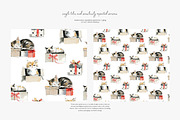 Christmas cats seamless pattern set, a Pattern Graphic by Patishop Art (Thumbnail 8 of 9)