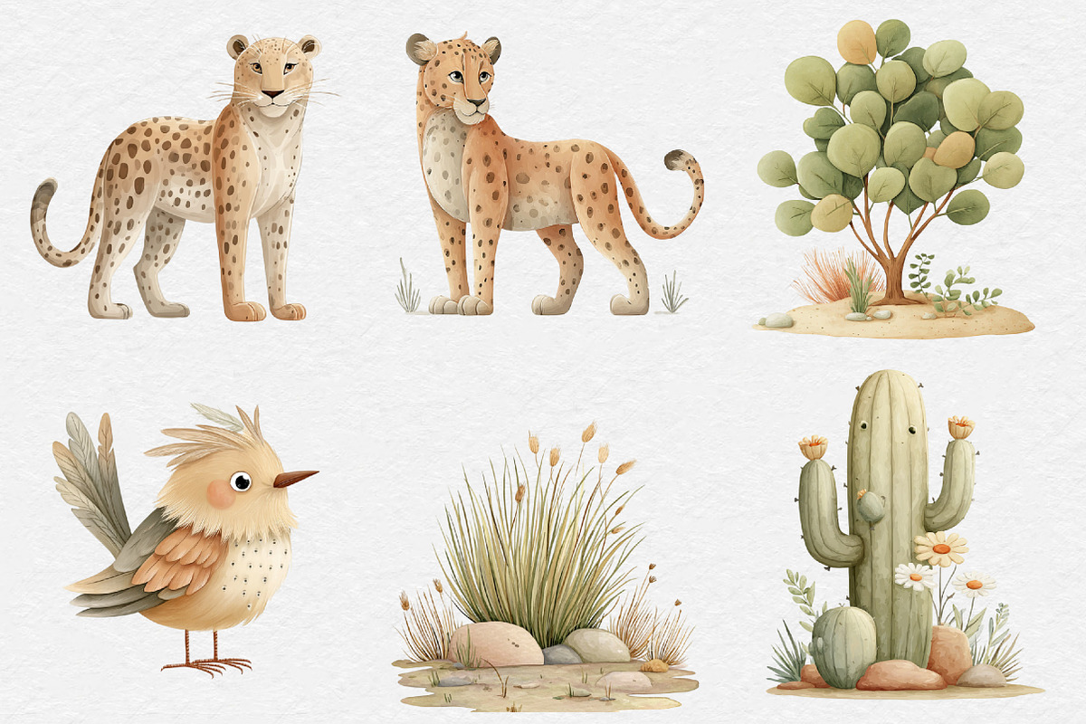 Whimsical Forest Clipart, an Illustration by DreamCafeArt (Photo 6 of 8)