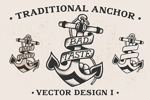 Traditional Anchor Vector Design I