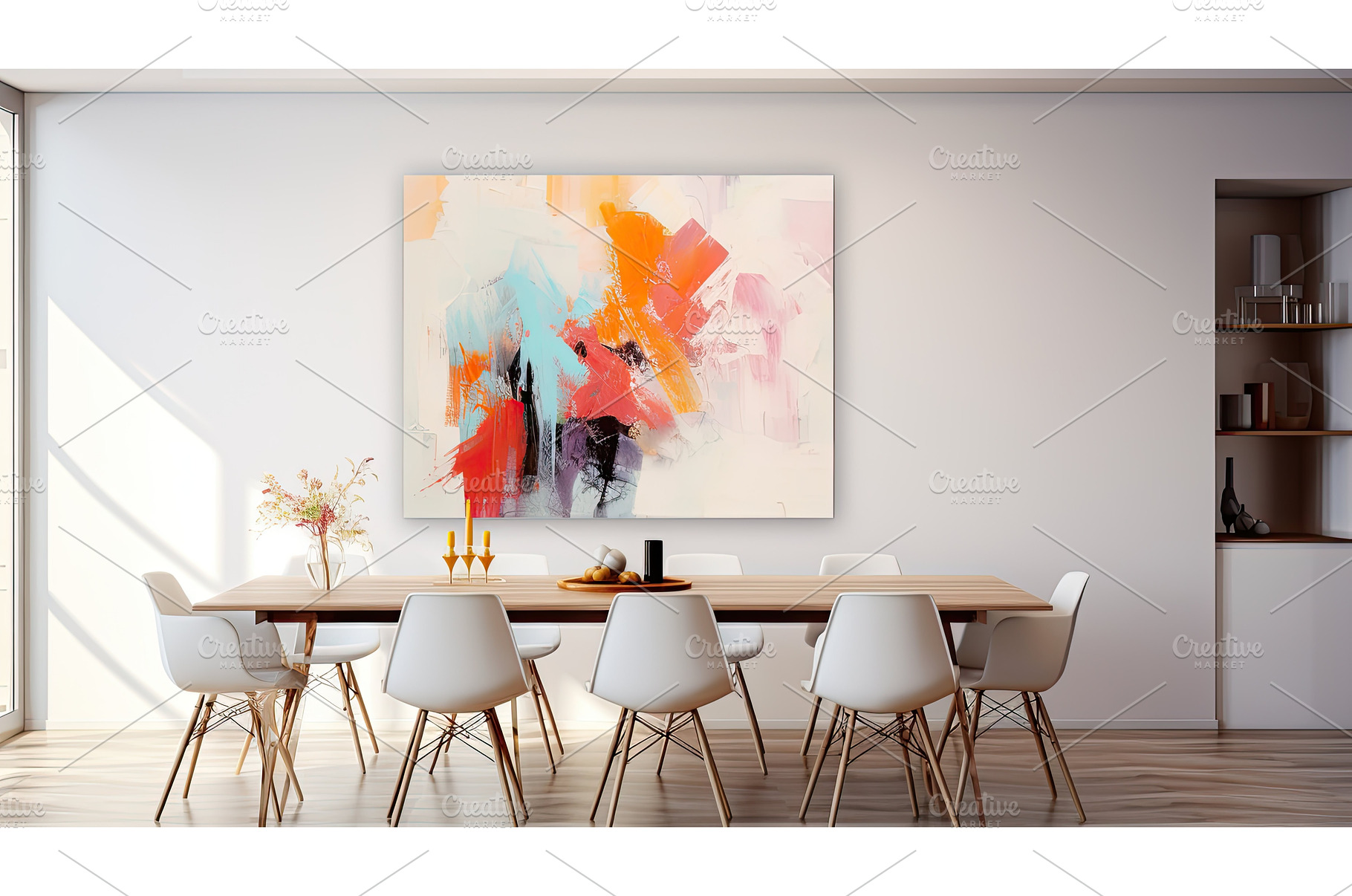 style interior painting house ai, a Background Photo by pikepicture