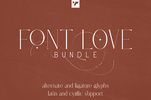 SALE! Font Love Bundle