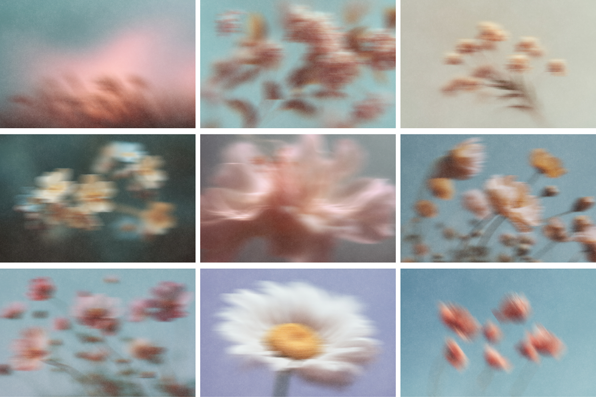 FLAYRA: 30 Blurry Abstract Florals, a Background Graphic by Veyla (Photo 10 of 12)