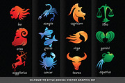 6 zodiac sets 204+ illustrations, an Illustration by VecRas (Thumbnail 4 of 17)