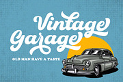 Hustony - Retro Bold Script, a Script Font by MJB Letters (Thumbnail 4 of 10)