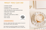 Squarespace Template Sunshine Vibes, a Squarespace Template by Design Pixie (Thumbnail 7 of 8)