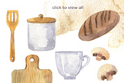 Kitchen collection, a Food Illustration by Watercolor & sketches (Thumbnail 2 of 7)