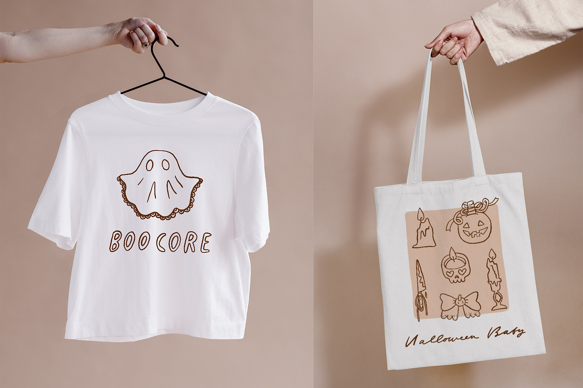 Coquette Halloween clipart elements, an Object Graphic by Cute Atelier (Photo 8 of 10)