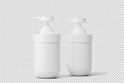 Pump Bottle Mockup, a Cups & Container Mockup by Akebareee (Thumbnail 2 of 3)