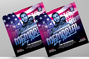 Memorial Day Flyer, a Flyer Template by Artonix (Thumbnail 2 of 3)