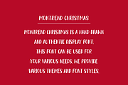 Montrend Christmas Font, a Handwritten Font by Iqsiart Studio (Thumbnail 4 of 6)