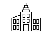 Skyscraper Line Icon, an Outline Icon by Pexelpy (Thumbnail 1 of 2)