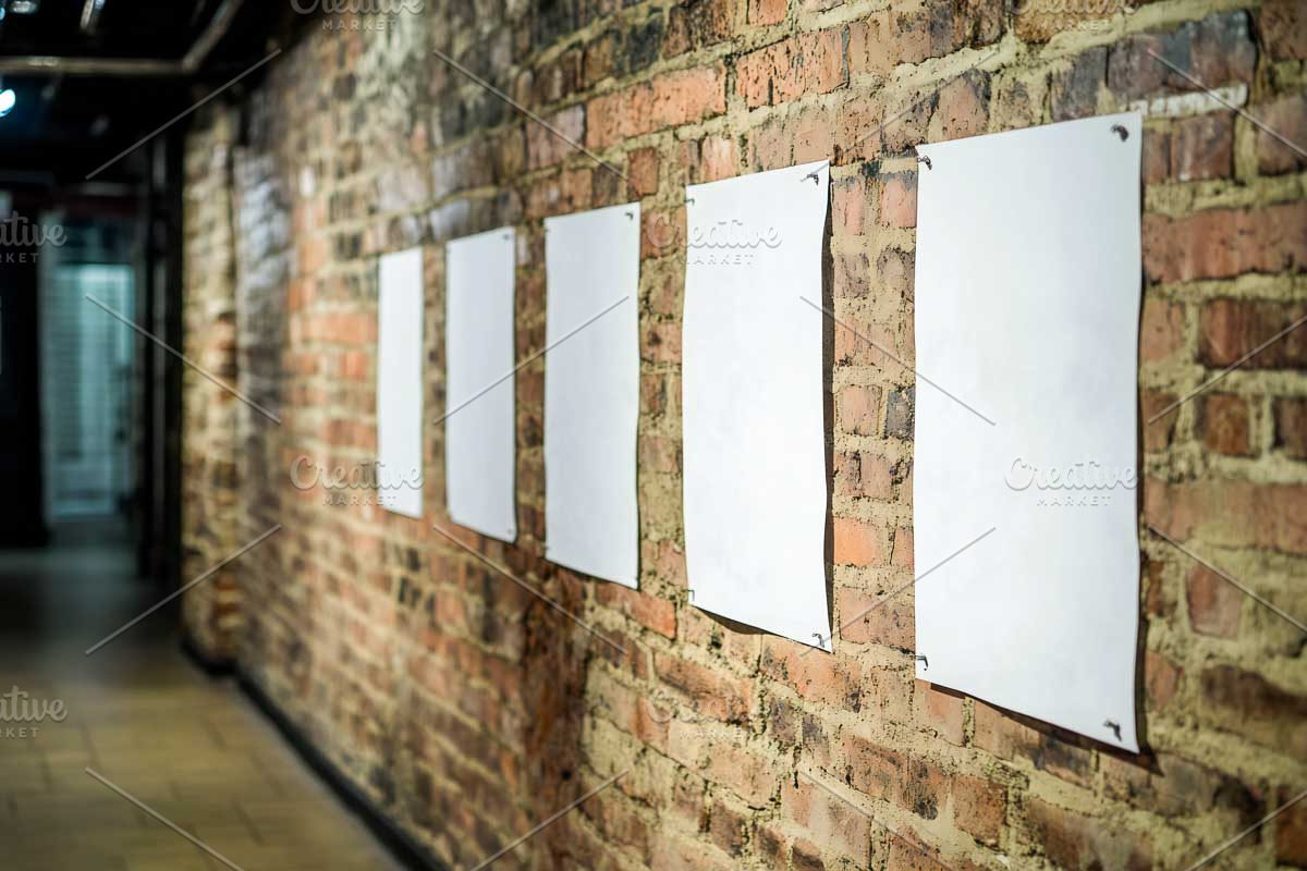 Crumpled Paper Poster Mockup, a Design Template by VetalStock (Photo 5 of 8)