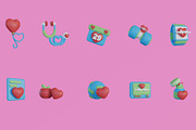 3D World Heart Icon, an Object Graphic by Artnivora.Std (Thumbnail 4 of 4)