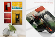 Vibrant Abstract Painting Art Print, a Wallpaper Graphic by Vibrand Studio (Thumbnail 4 of 12)