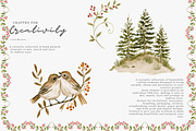 whimsical woodland clipart set, a Decorative Illustration by Patishop Art (Thumbnail 9 of 15)