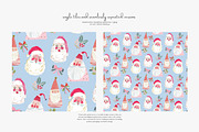 pastel Christmas seamless patterns, a Pattern Graphic by Patishop Art (Thumbnail 7 of 10)