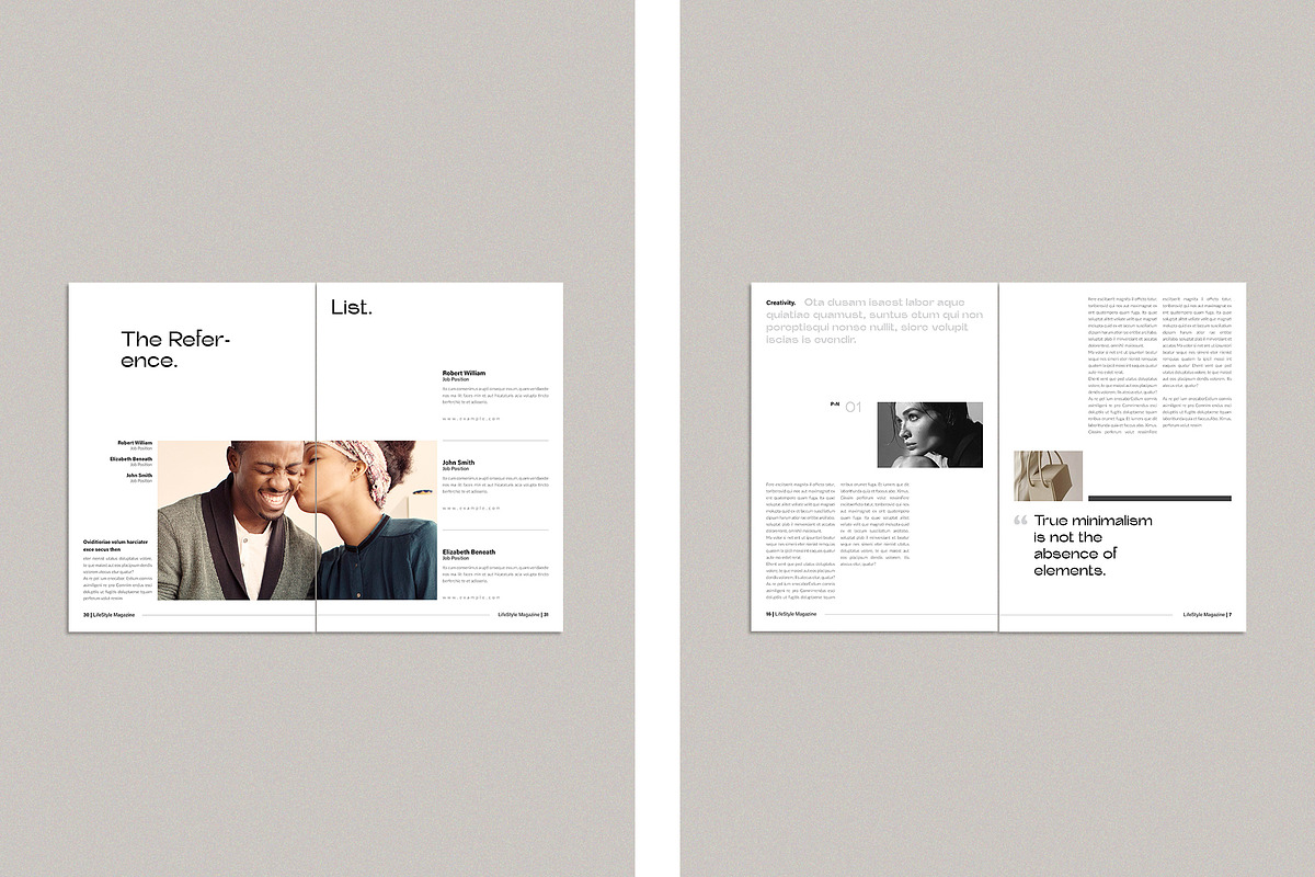 The Lifestyle Magazine Template, a Magazine Template by TemplateFolio-Shop (Photo 12 of 16)