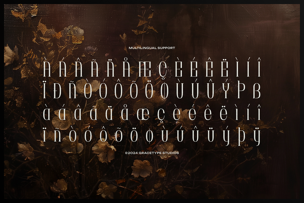 Brunelis Noctelle Display Serif Font, a Handwritten Font by gracetype_studio (Photo 11 of 12)