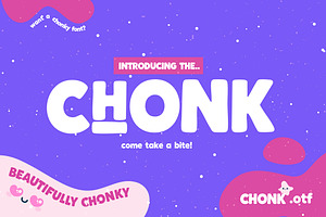 Chonk - Bold Display Font, a Sans Serif Font by Layerform Design Co.
