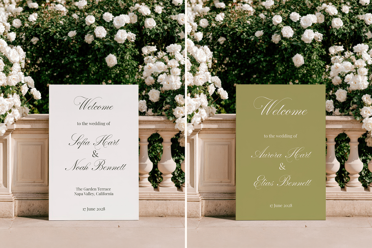 Wedding 24x36 Welcome Sign Mockup, an Advertising Mockup by Serenefeeling (Photo 2 of 7)