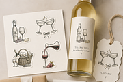 Cocktails and Wine Clipart, a Decorative Illustration by HeavensStar (Thumbnail 2 of 9)