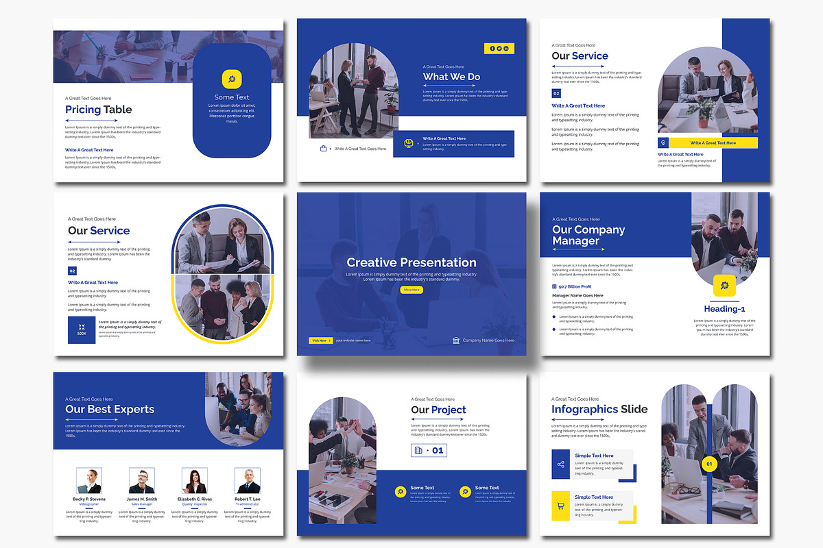 Corporate Marketing & Business Plan, a Presentation Template by creative-mint (Photo 4 of 10)