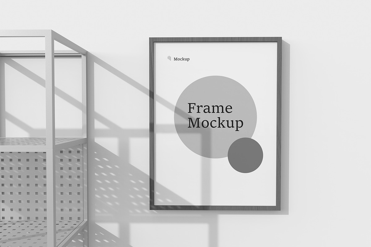 Wall Poster Frame Mockup, a Product Mockup by graphypix (Photo 4 of 4)