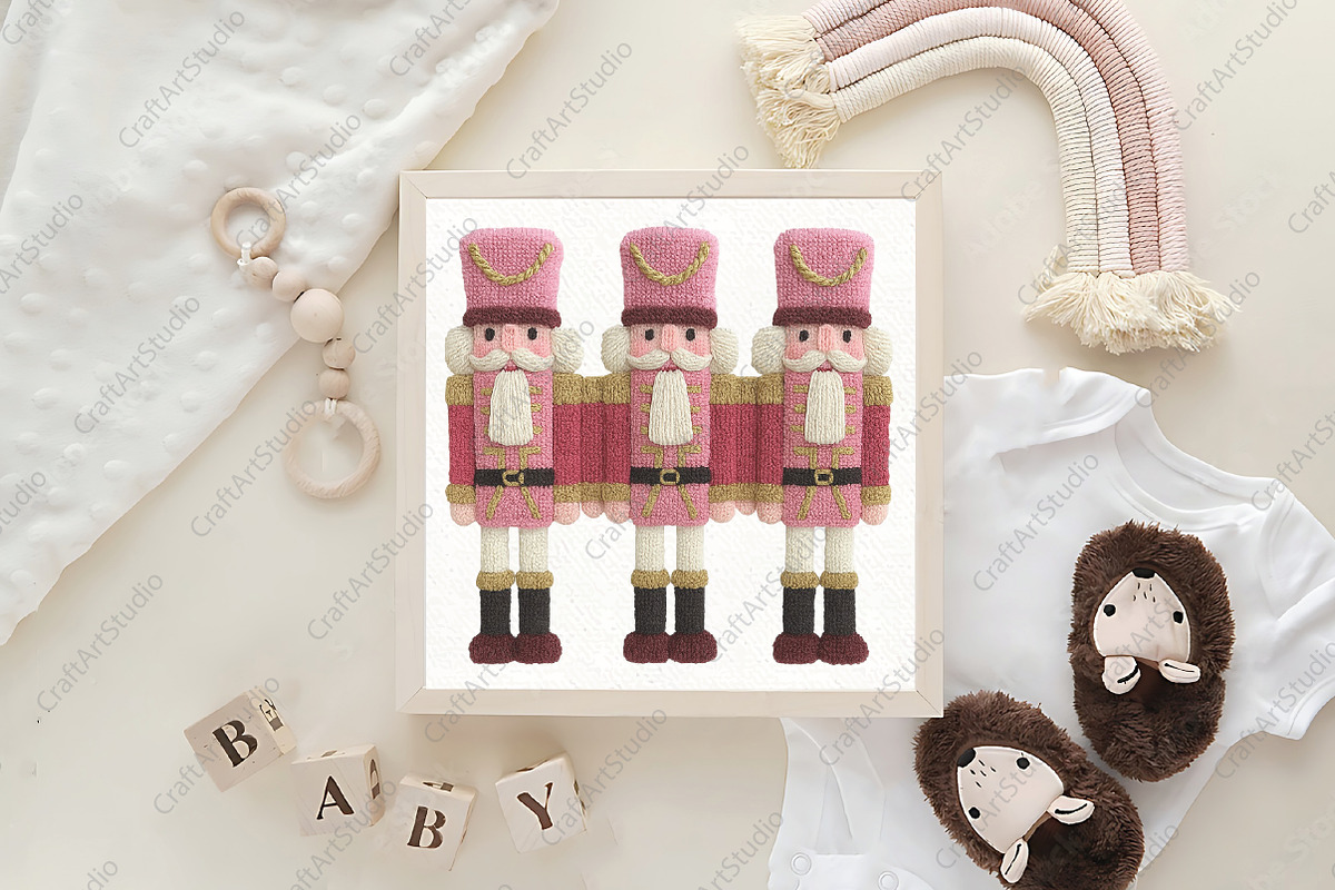 Trendy Christmas Crochet PNG, an Illustration by CraftArtStudio (Photo 4 of 4)
