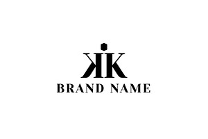 Letter KI Monogram logo illustration, a Branding & Logo Template by Dyn Studio