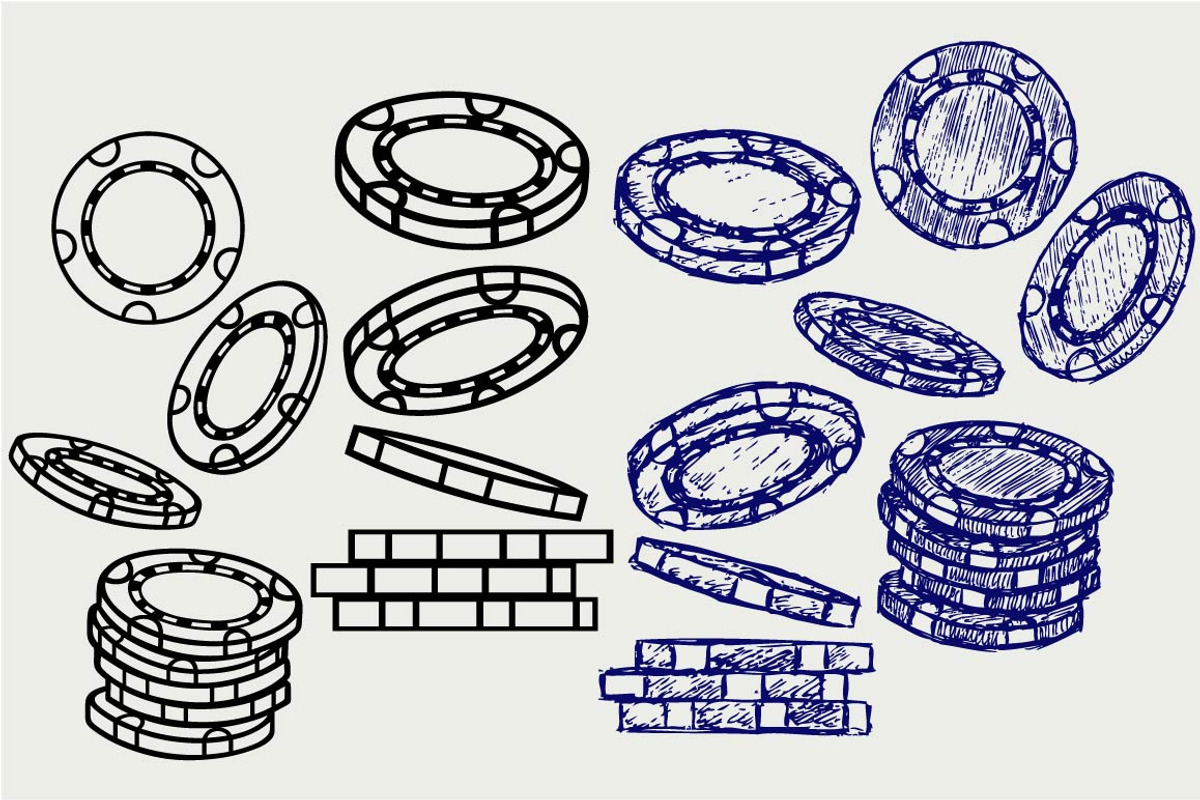 Chips SVG, an Outline Icon by LineworkStock