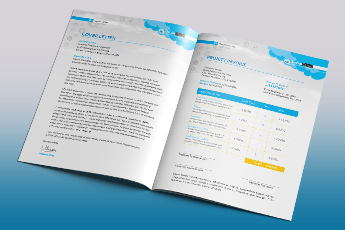 Social Media Project Proposal, a Brochure Template by ContestDesign (Photo 5 of 11)