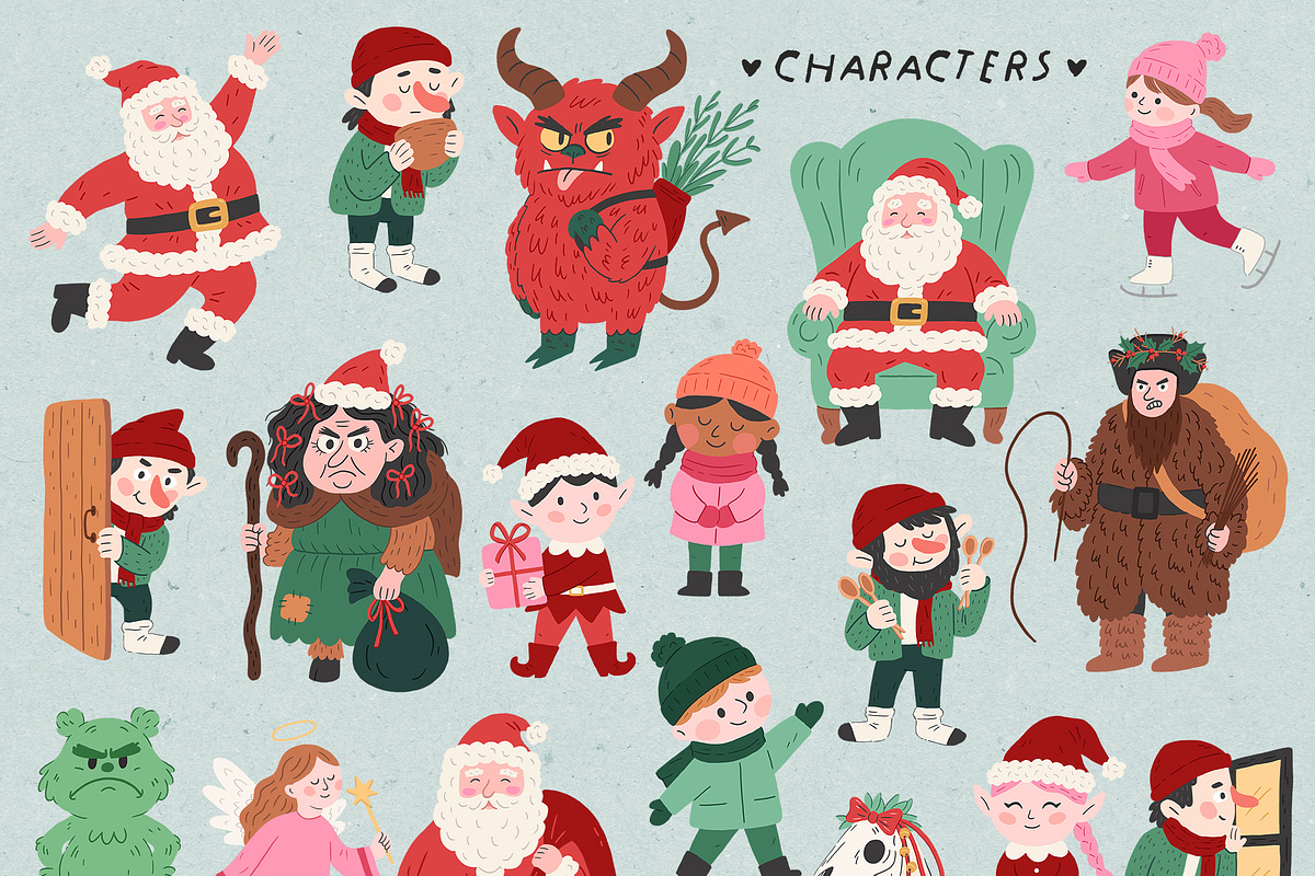 Yuletide Whimsy - PNG Illustrations, an Object Graphic by Dina Mae (Photo 6 of 17)