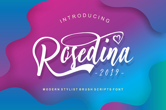 Rosedina Scripts - Beauty font preview 8