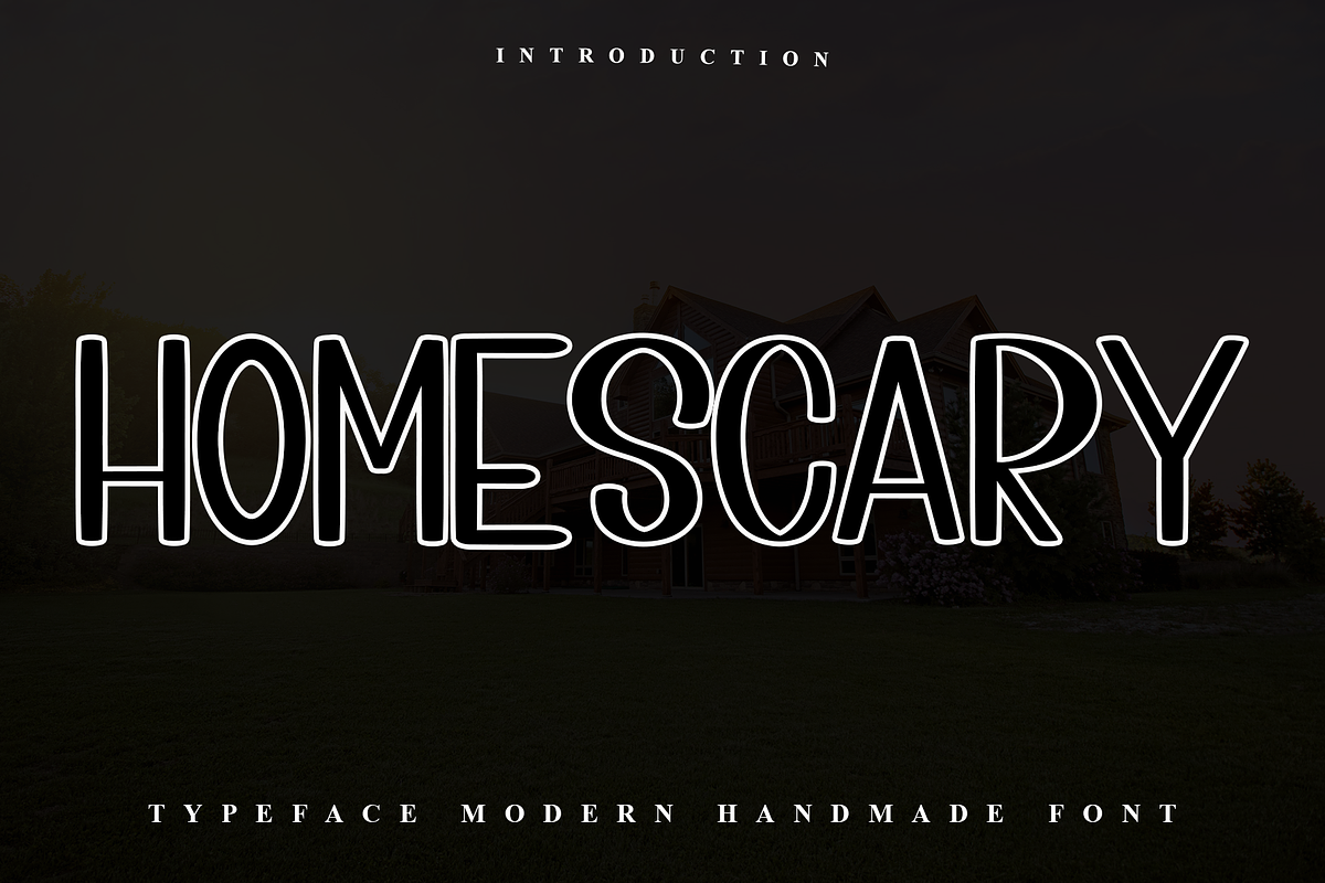 Homescary, a Sans Serif Font by FreshTypeINK (Photo 6 of 7)