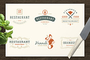 Restaurant Logos & Badges Bundle, a Branding & Logo Template by Vasya Kobelev (Thumbnail 52 of 54)